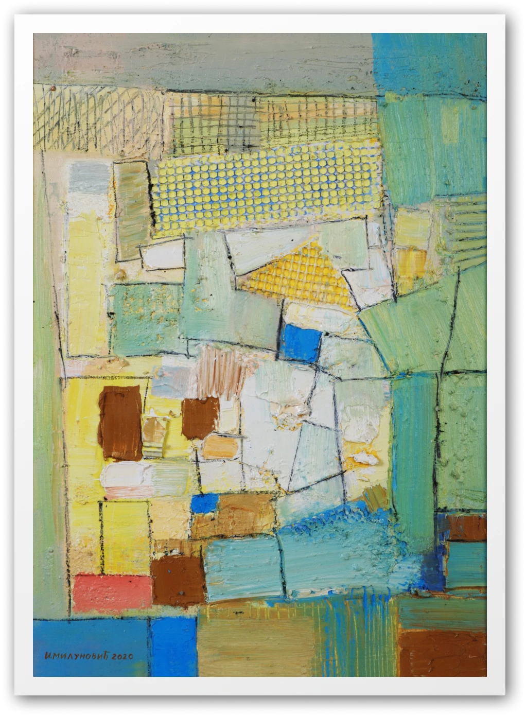 Apstraktna slika - Ručno rađeno, Slike | Atelje Milunović