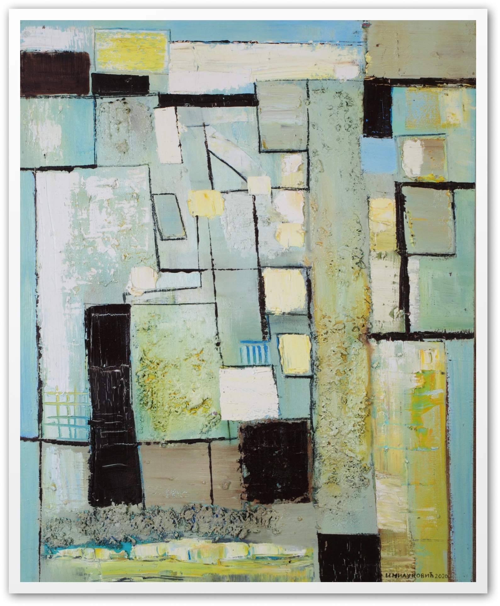 Apstraktna slika - Ručno rađeno, Slike | Atelje Milunović