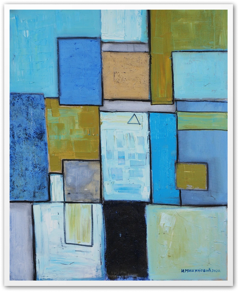 Apstraktna slika - Ručno rađeno, slike | Atelje Milunović