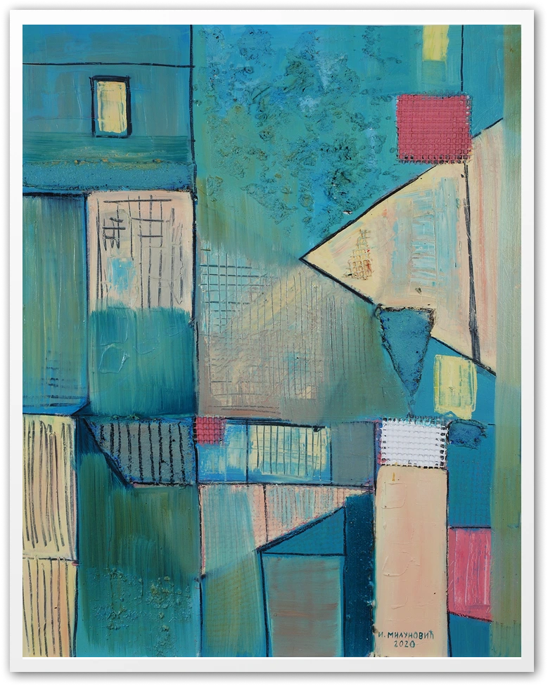 Apstraktna slika - Ručno rađeno, Slike | Atelje Milunović